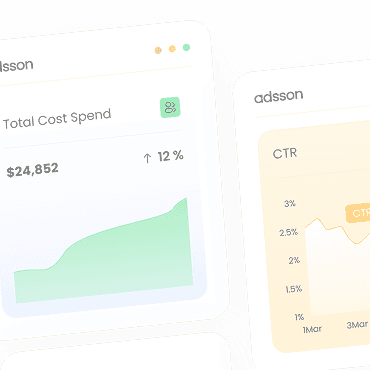 Adsson dashboard metrics